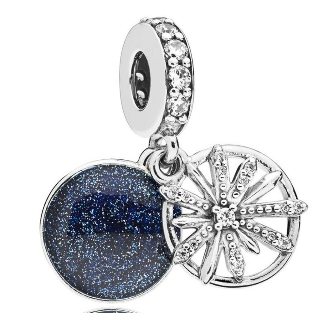 Pandora‎ Dazzling Wishes CZ & Enamel Dangle Charm